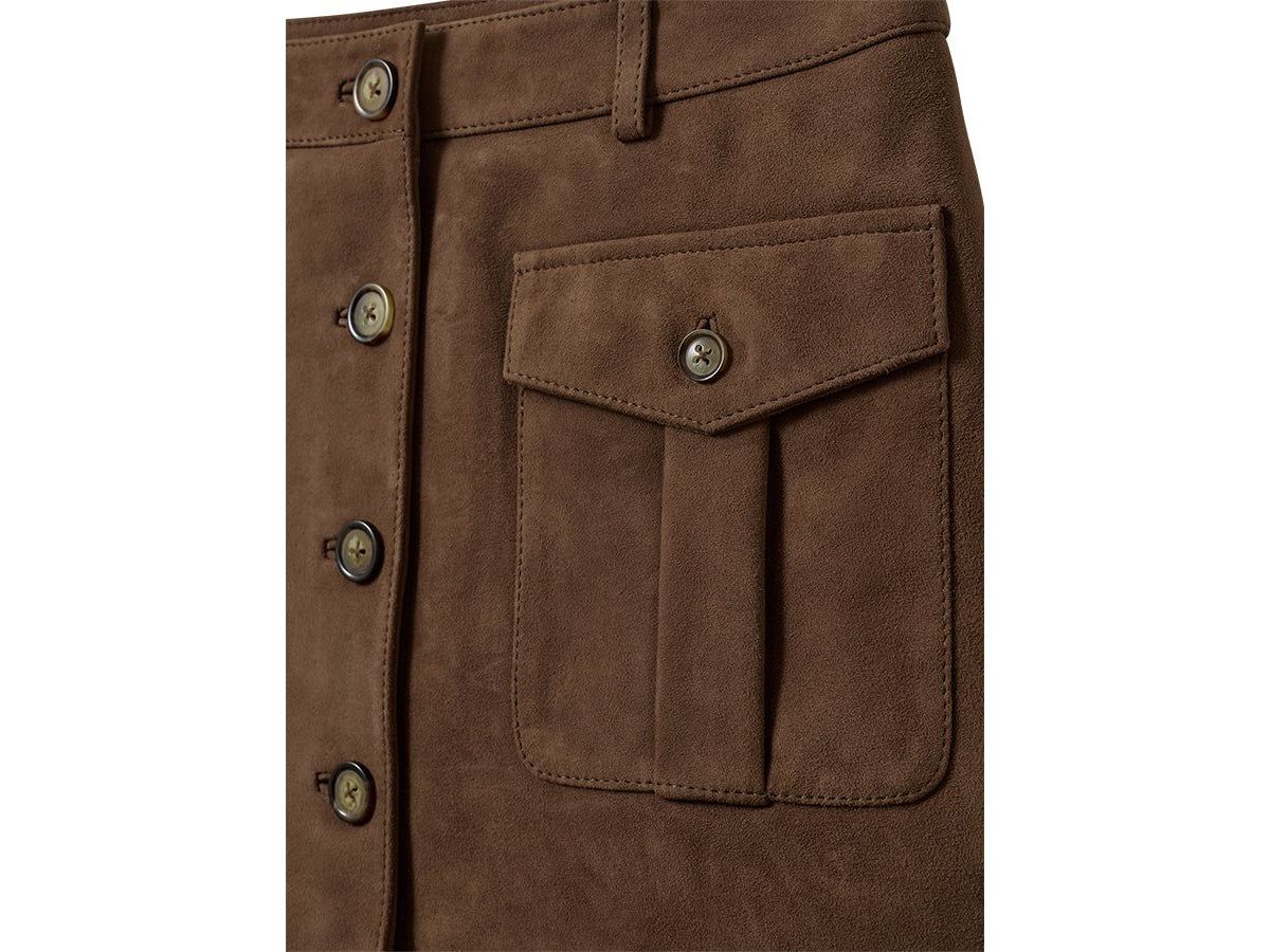 Suede Mini Skirt